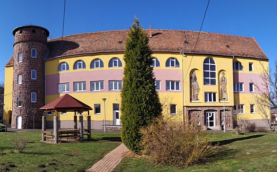 A kollégium telephelyének külső képe