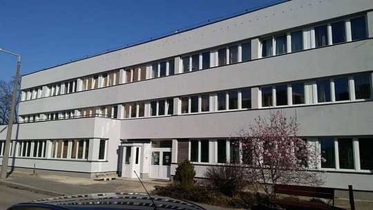 A kollégium székhelyének külső képe
